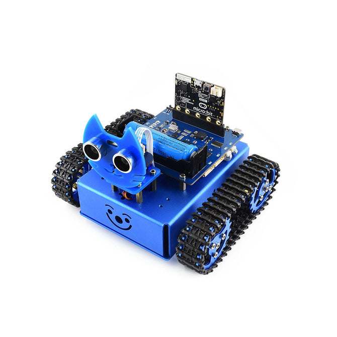 Waveshare KitiBot Starter Tracked Robot Building Kit for Micro:Bit, with Controller BBC Micro:Bit