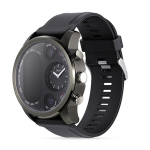T3 Fashion Bluetooth Smart watch / Double Screen Quartz Movement / Heart Rate / Blood Pressure / Blood Oxygen Monitoring