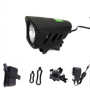 ZHAOYAO Super Bright T6 Charging Mountain Bike Headlight, Night Riding Bicycle Light + Battery + Charger