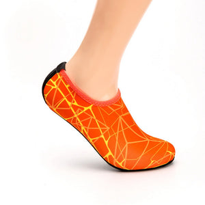 Breathable Beach Upstream Water Sport Anti-skid Underwater Swimming Fins Snorkeling Quick-dry Diving Surfing Socks Orange/XXXL