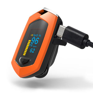 Pulse Oximeter Finger Clip Oximeter Blood Oxygen Measuring Meter Heart Rate Monitor LED Display