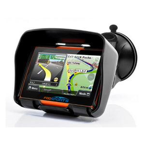 256M RAM 8GB Flash 4.3 Inch Moto GPS Navigator Waterproof Bluetooth Motorcycle Navigation Free Maps Black