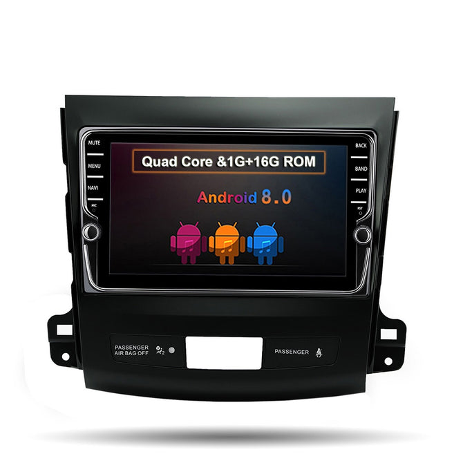 Funrover Unique 8" IPS Wi-Fi Car Player w/ Stereo GPS Navigation for Mitsubishi Outlander 2006-2014/Peugeot 4007/Citroen C-Cross