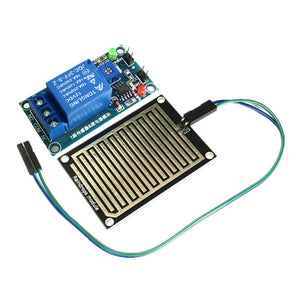 ZHAOYAO 12V Raindrops Controller Module Rain Sensor Relay Module For Arduino Foliar Moisture M35 Monitor Weather