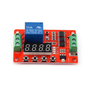 ZHAOYAO LED Digital Display 1 Way Relay Module / Cycle Delay / Time Switch / Self-locking / Multi-function 5,12,24V Optional