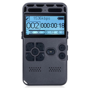 Digital Voice Recorder, 8GB Sound Audio Recorder Dictaphone for Lectures Meetings, AGC Noise Reduction, Voice Activated PCM