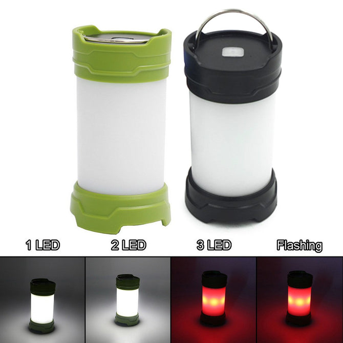 Multifunction 30 SMD LED White + Red Light 4-Mode Camping Warning Light Magnetic Hanging Lamp Emergency Lights Black
