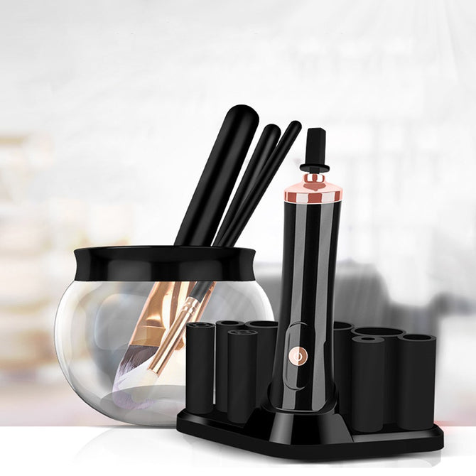 Electric Makeup Brush Cleaner Cleaning Tool Multifunctional Practical Brush Washing Machine Random Color