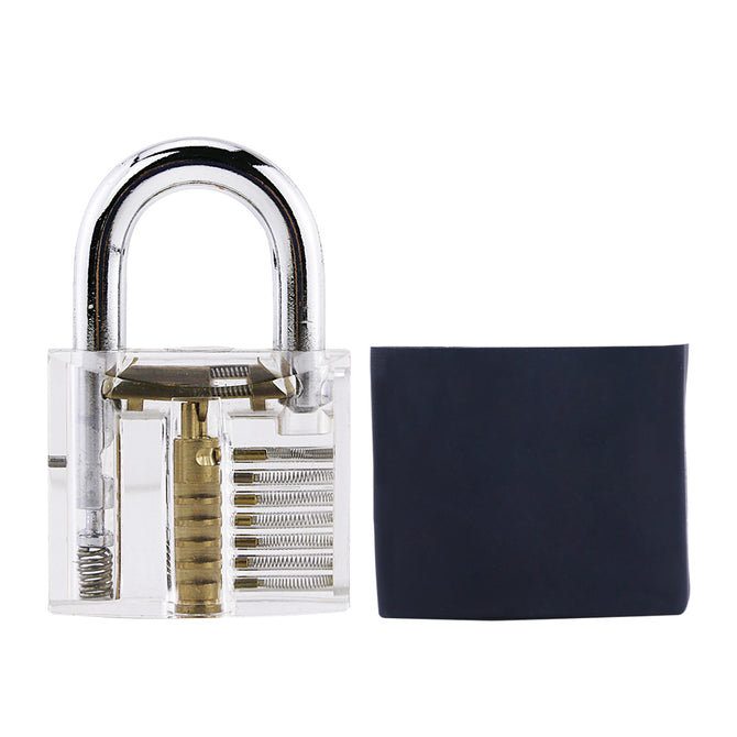 HakkaDeal New Transparent Exercise Lock (with Black Silicone Sleeve)
