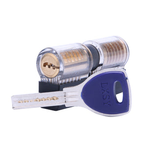 HakkaDeal New Crescent Kabbah Transparent Practice Lock (with Silicone Sleeve)