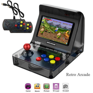 Retro Mini Arcade Retort Arcade Handheld Game Console 16GB Rocker Double Handle Built-in 3000 Games