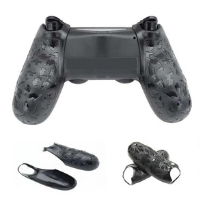 Durable Non-Slip Game Controller Handle Grip Back Cover Shell For PS4, PS4 Slim (2 PCS) Black