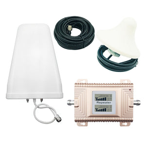 GSM/3G Dual Band 900/2100MHz Repeater Signal Booster For Mobile Phone US Plug
