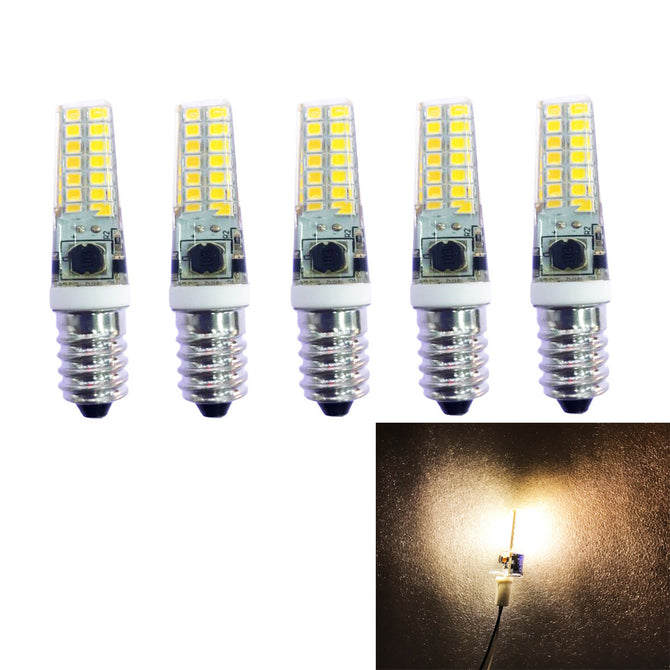 JRLED E14 4W Warm White 2835 SMD 28-LED Light Bulb, No Stroboscopic LED Lamp, AC 85-265V