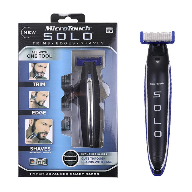 Multifunction Micro Touch Solo Electric Shavers USB Rechargeable Razors Trimmer For Men Black