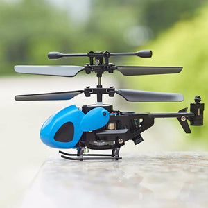 QS5013 Mini RC Helicopter 2.5 Channels Super Resistance Remote Control Children Model Airplanes Toys Black