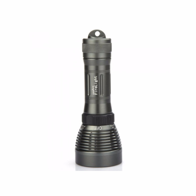Aluminum Alloy CREE XM-L T6 LED Strong Lights Waterproof Diving Flashlight White/Black
