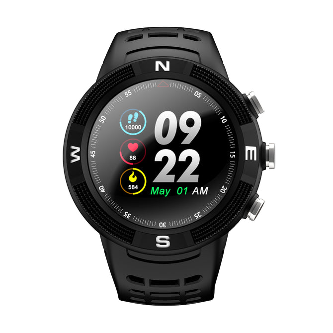 NO.1 F18 GPS Sports Smartwatch - BLACK