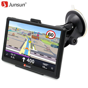 Junsun 7 inch HD Car GPS Navigation FM Bluetooth AVIN Navitel 2018 latest Europe Map Sat nav Truck gps navigators automobile