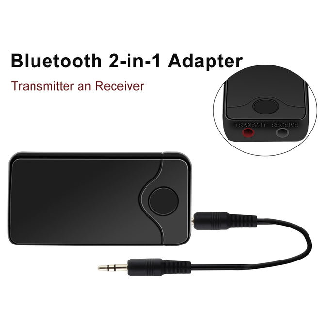 B18 2in 1 Bluetooth Transmitter & Receiver Wireless A2DP for TV Stereo Audio Adapter