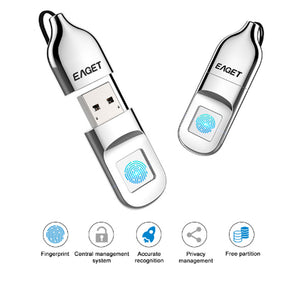 Eaget Fu5 Fingerprint Encrypted USB Flash Disk