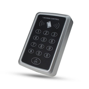 1000 User Capacity RFID Controller Standalone Access Control Keypad Card Reader, Door Access Control System Black