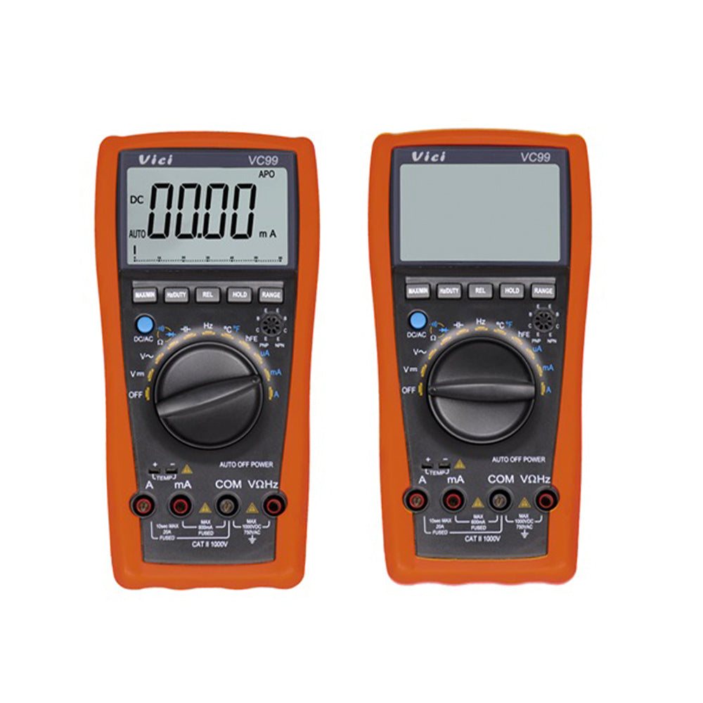 Vici VC99 1000V Digital Multimeter, DC AC Auto Range DMM Temperature D ...