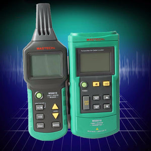 MASTECH MS6818 Advanced Wire Tester Tracker, Multi-function Cable Detector 12~400V Pipe Locator Meter Green