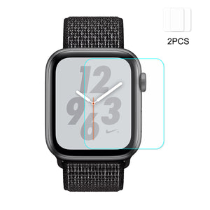 2Pcs Hat-Prince Ultra Thin Clear Tempered Glass Screen Protector Film for Apple Watch Series 4 44mm