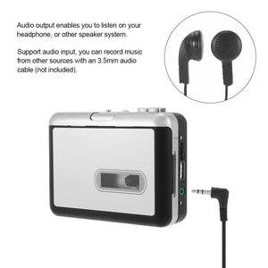 Cassette to MP3 Format Converter, Audio Capture Walkman Music Player