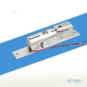 Electric Low Pressure Mortise Lock For Framed Glass Door, Access Control Power Lock Silver