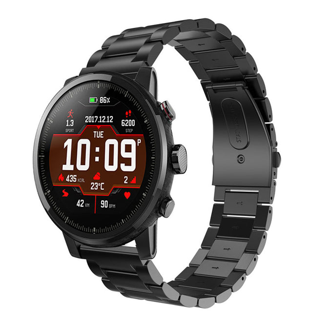 Stainless steel watchband Strap for Huami Amazfit Stratos 2 / 2s Smartwatch