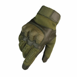 Sports Fitness Riding Gloves Fan Tactical Outdoor Nylon Motorcycle Gloves Protective Gear Black/L