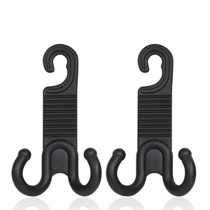 JEDX 1 Pair Car Headrest Luggage Hooks, Claw Shape Auto Seat Back Hook, Cargo Organizer Trunk Bag Holder Hanger