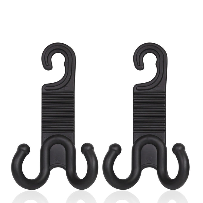 JEDX 1 Pair Car Headrest Luggage Hooks, Claw Shape Auto Seat Back Hook, Cargo Organizer Trunk Bag Holder Hanger