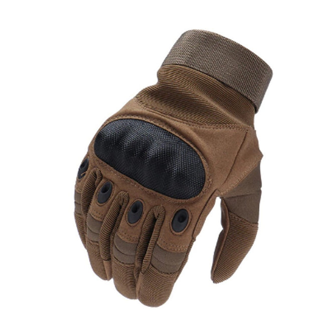 Mofaner Motorcycle Gloves, Outdoor Sport Racing Motorbike Motocross Protective Breathable Full Finger Glove Black/XL