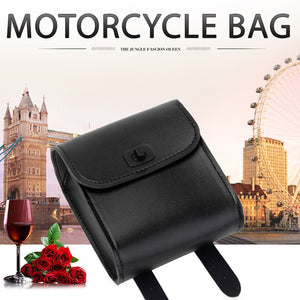 Outdoor Motorcycle Electric Motor Car Bike Handlebar Bag PU Leather Bicycle Top Tube Tool Storage Bag Brown