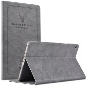 Protective PU+ PC Cover Case with Holder for Xiaomi Mi Pad 4