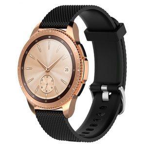 IMOS Replace Smart Watch Silicone Strap For Samsung Galaxy Watch 46mm / SM - R800 / SM - R805 - Black