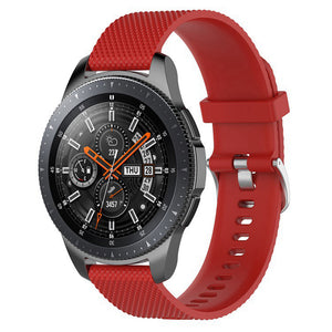 IMOS Replace Smart Watch Silicone Strap For Samsung Galaxy Watch 46mm / SM - R800 / SM - R805 - Red