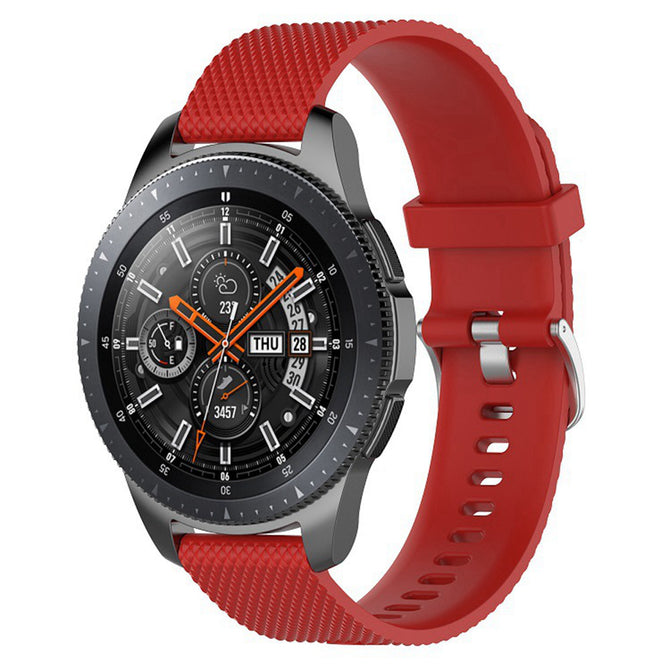 IMOS Replace Smart Watch Silicone Strap For Samsung Galaxy Watch 46mm / SM - R800 / SM - R805 - Red