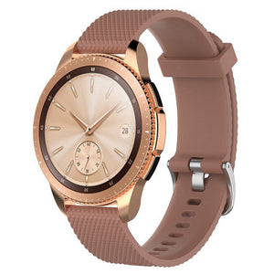 IMOS Replace Smart Watch Silicone Strap For Samsung Galaxy Watch 42mm / SM - R810 / SM - R815 - Coffee
