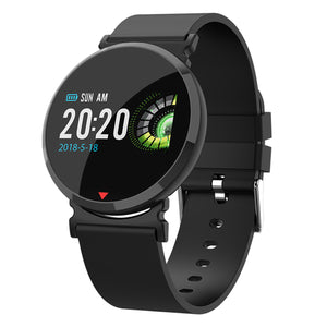 DMDG Smart Bracelet Color Screen Fitness Pedometer Calorie Sport Watch Heart Rate Blood Pressure Monitor for Android IOS-Black