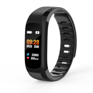 DMDG Smart Bracelet Fitness Tracker Heart Rate Waterproof Smart Band Multi-sport Call Reminder Wristband For Android iOS-Black