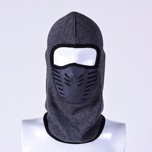 Winter Warm Full Face Mask Hat Cover Windproof Thermal Fleece Balaclava Scarf Hood Men Women Sports Neck Ski Mask Gray/One Size