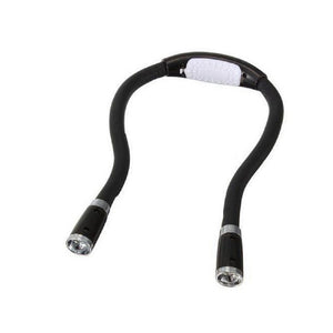 JEDX Flexible Hands-free LED Neckband Night Light Reading Lamp Novelty Flashlight Camping Light