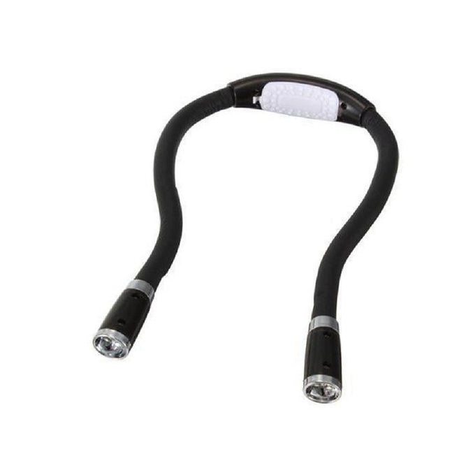 JEDX Flexible Hands-free LED Neckband Night Light Reading Lamp Novelty Flashlight Camping Light