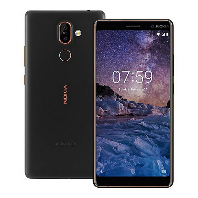 Nokia 7 Plus Android 8 Snapdragon 660 Octa-Core 6.0 Inches 18:9 Screen Mobile Phone 4GB+64GB With 3800mAh Battery, Bluetooth V5.0 Black