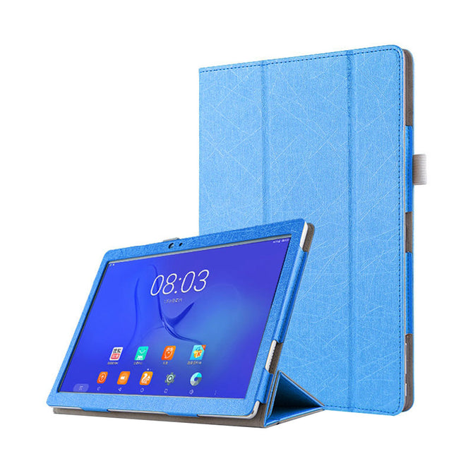 Protective PU Leather Full Body Case w/ Auto Sleep Function for Teclast T20 Tablet - Blue