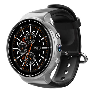 JSBP I8 4G Android 7.1 Smart Watch w/ 1GB 16GB, GPS, WIFI Hotspot,Google Voice,Gesture for Android&IOS Smartphone -Silver